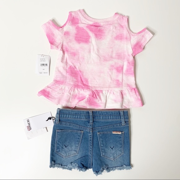 HUDSON JEANS TIE DYE JERSEY & SHORTS SET - Picture 8 of 8